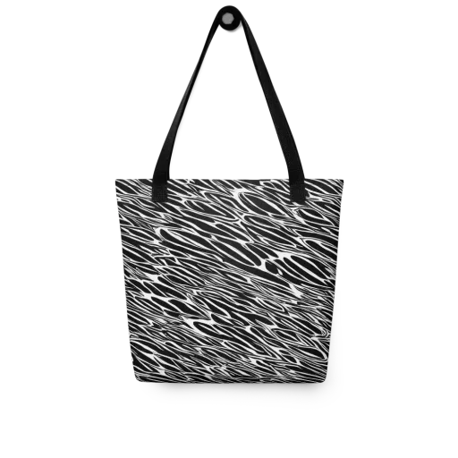 Zebra Voltage on a Tote Bag