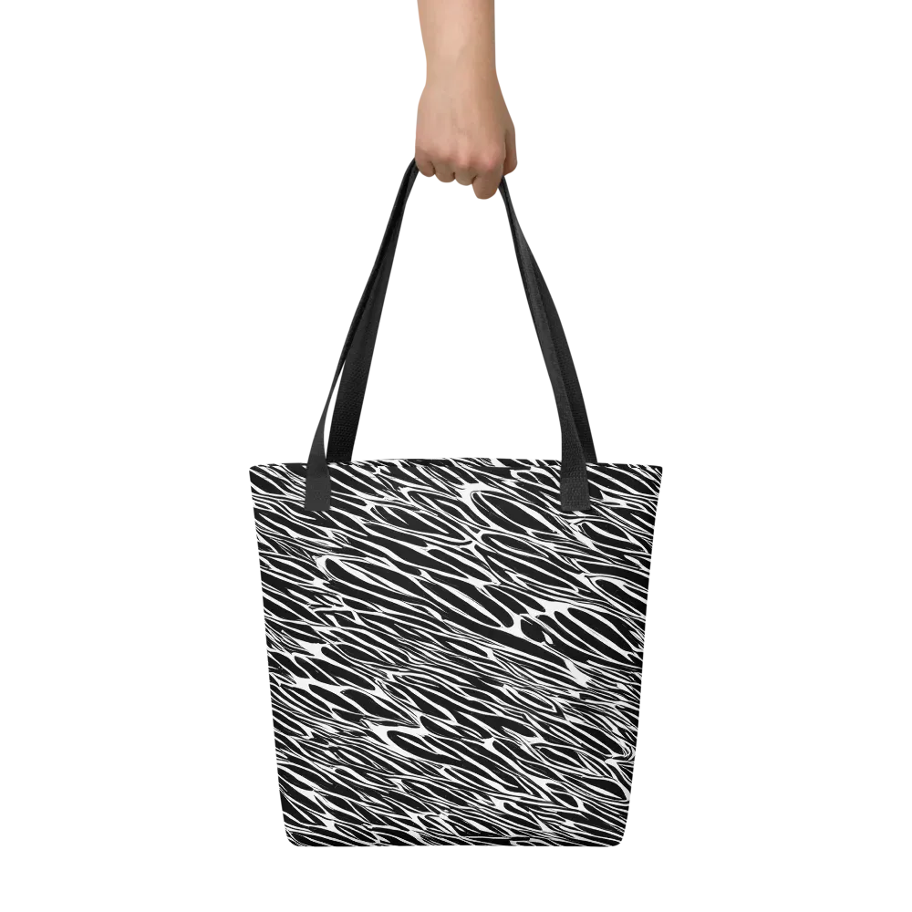 Zebra Voltage on Tote Bag — Front