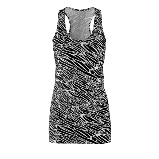 Zebra Voltage on a Racerback Dress