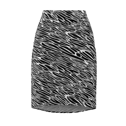 Zebra Voltage on a Pencil Skirt