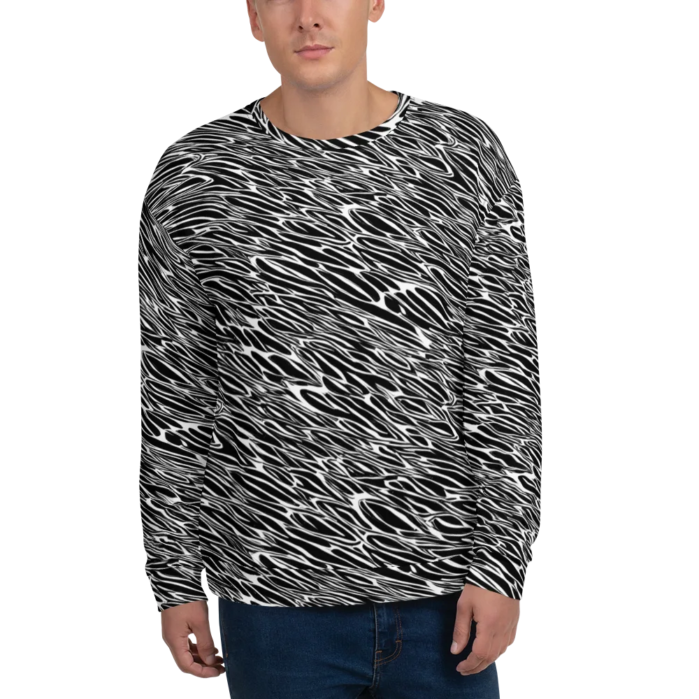 Zebra Voltage on Sweatshirt — Front