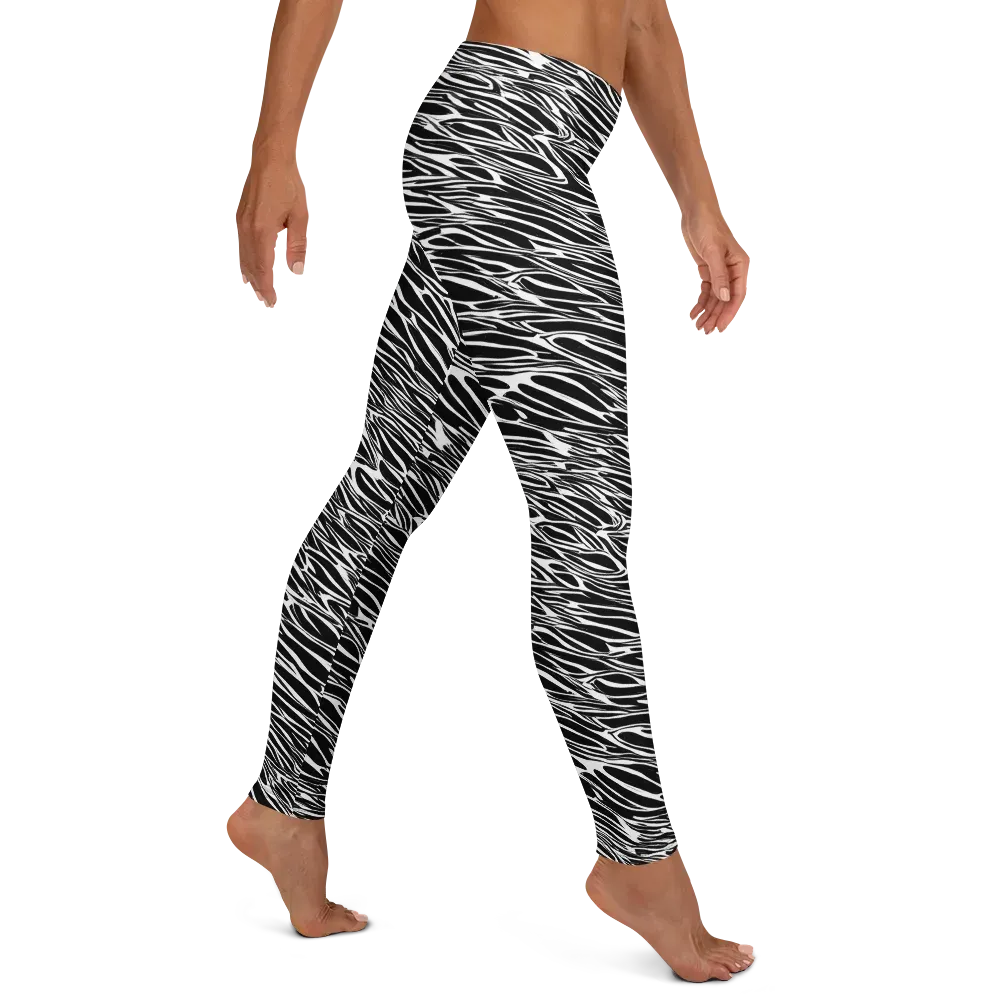 Zebra Voltage on Leggings — Right