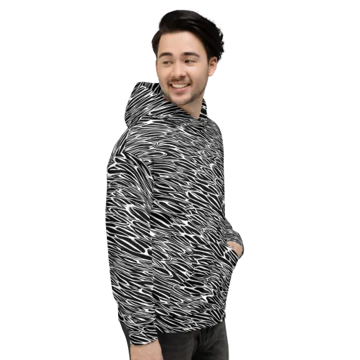 Zebra Voltage on a Hoodie