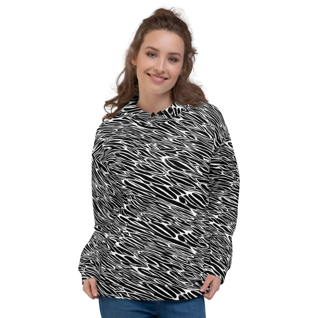 Zebra Voltage on Hoodie — Front