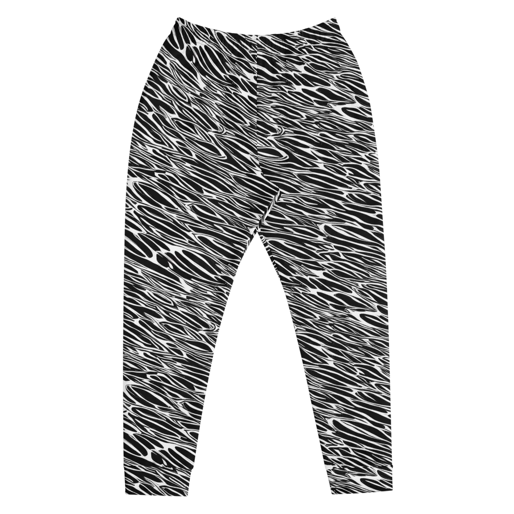 Zebra Voltage on Men's Joggers — Front