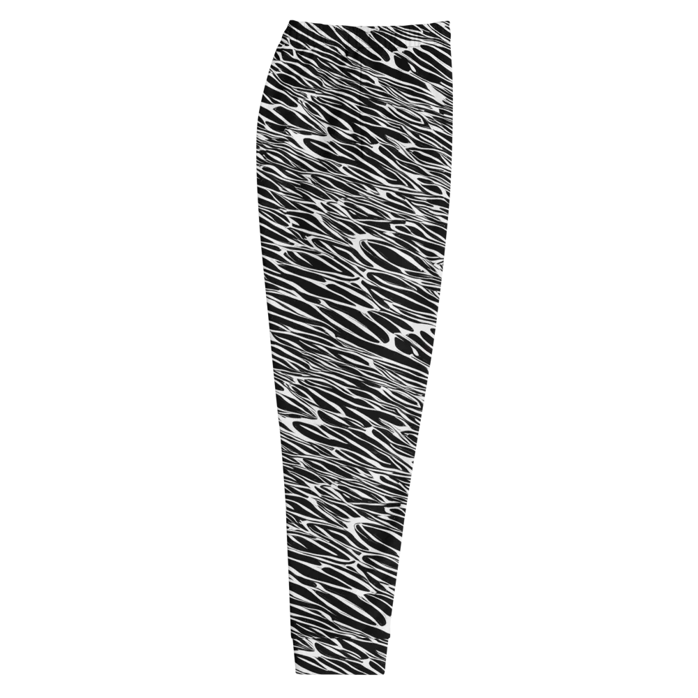 Zebra Voltage on Men's Joggers — Right