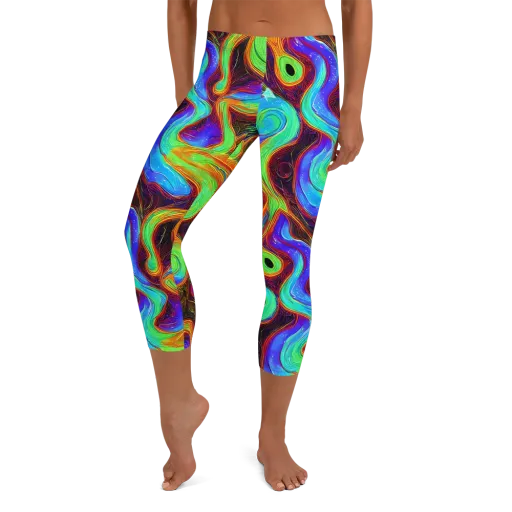Arcane Flow on a Capri Leggings