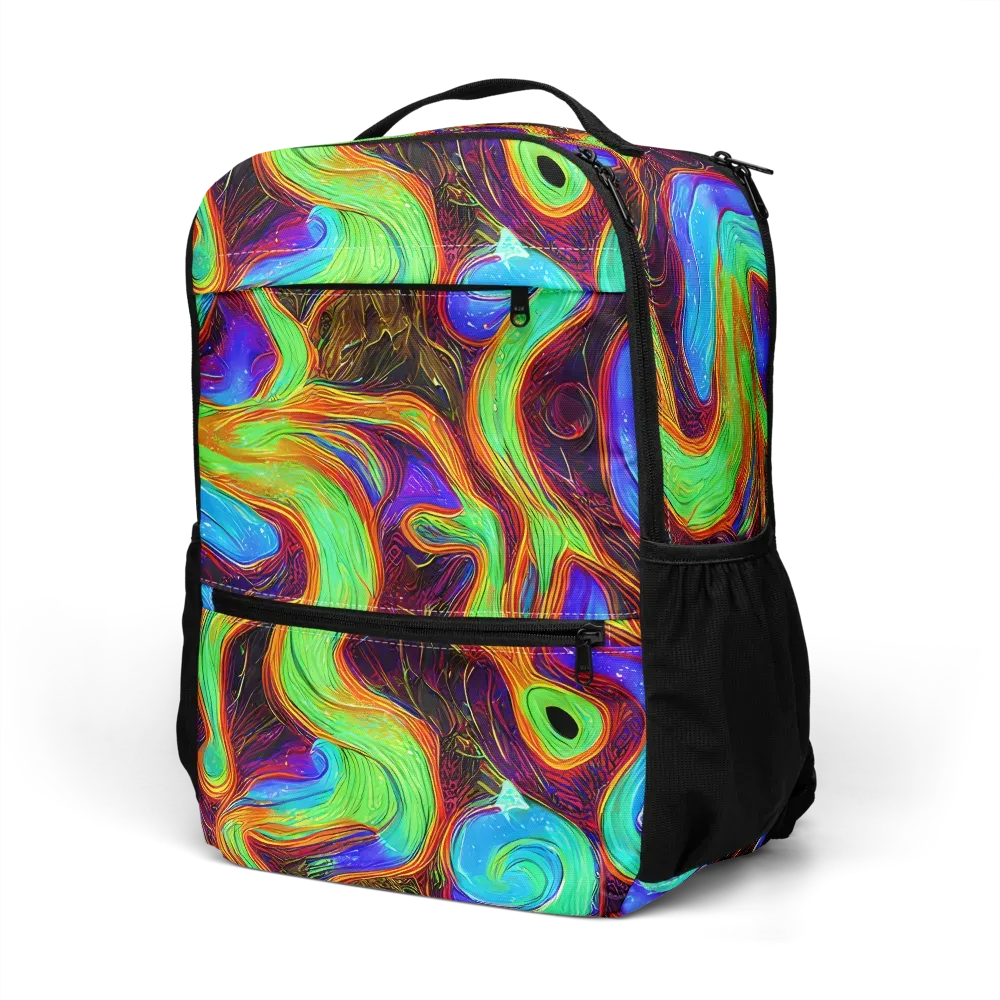 Arcane Flow on Utility Backpack — Left Front