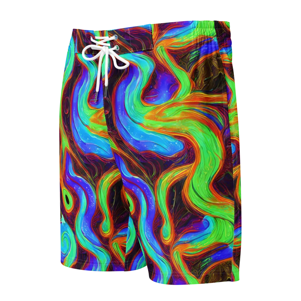 Arcane Flow on Men's Board Shorts — Front