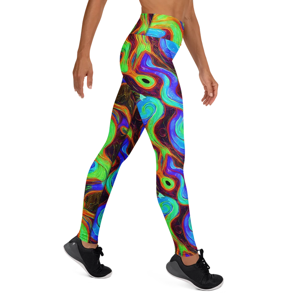 Arcane Flow on Yoga Leggings — Right