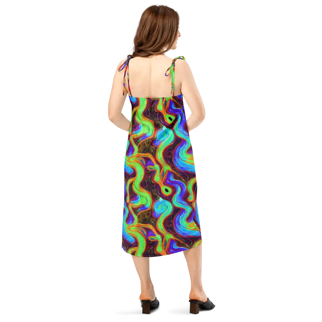 Arcane Flow on Slip Dress — Back