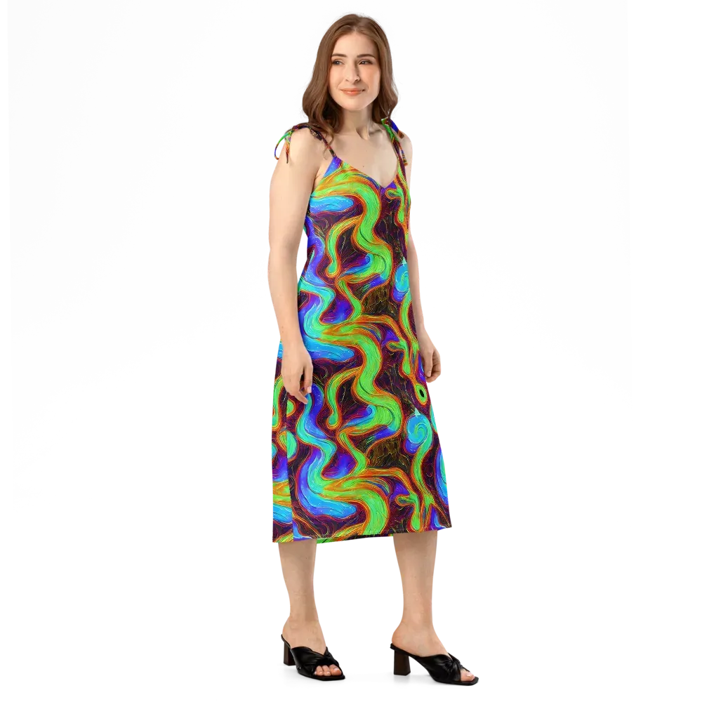 Arcane Flow on Slip Dress — Right Front