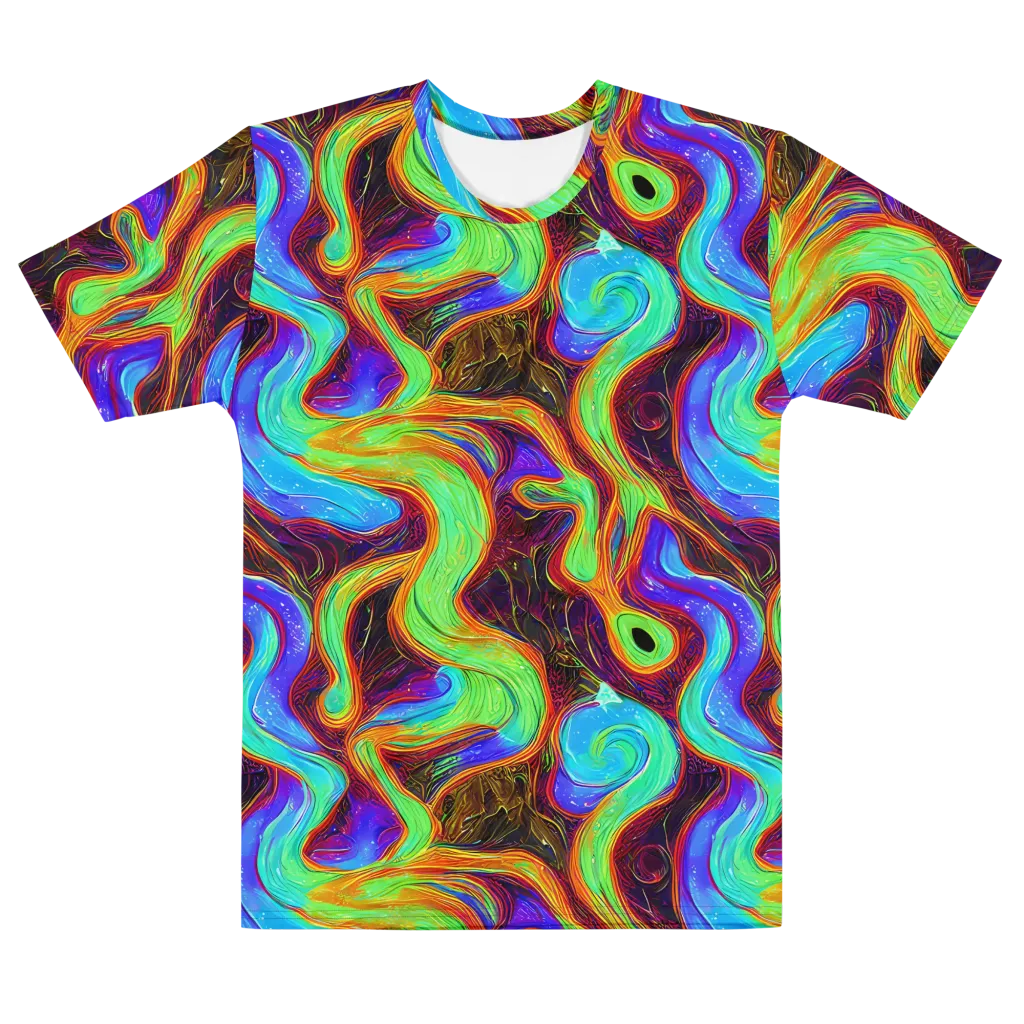 Arcane Flow on Men's Cotton Crew Neck T-Shirt — Front