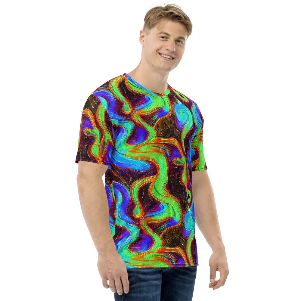 Arcane Flow on Men's Crew Neck T-Shirt — Right
