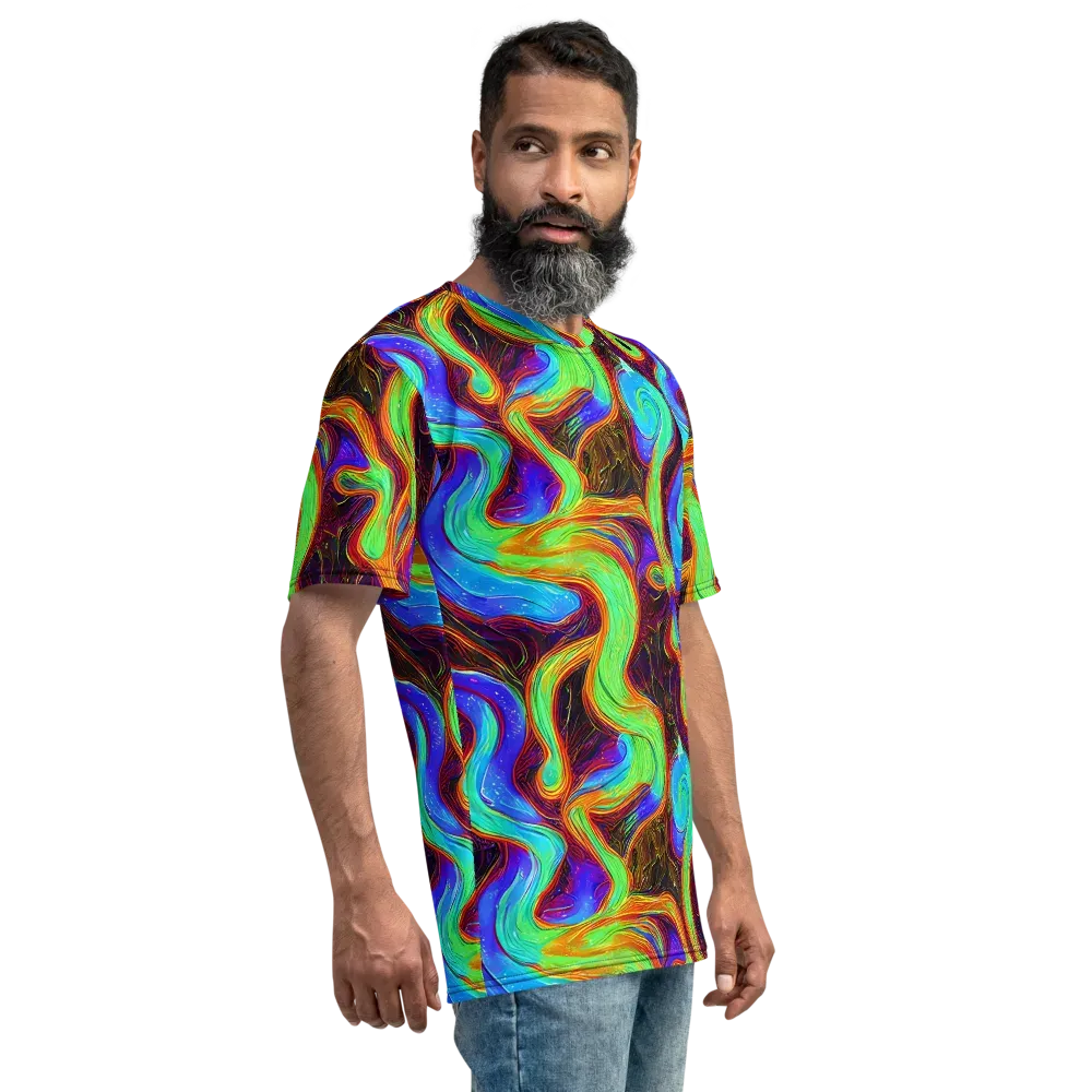 Arcane Flow on Men's Crew Neck T-Shirt — Right