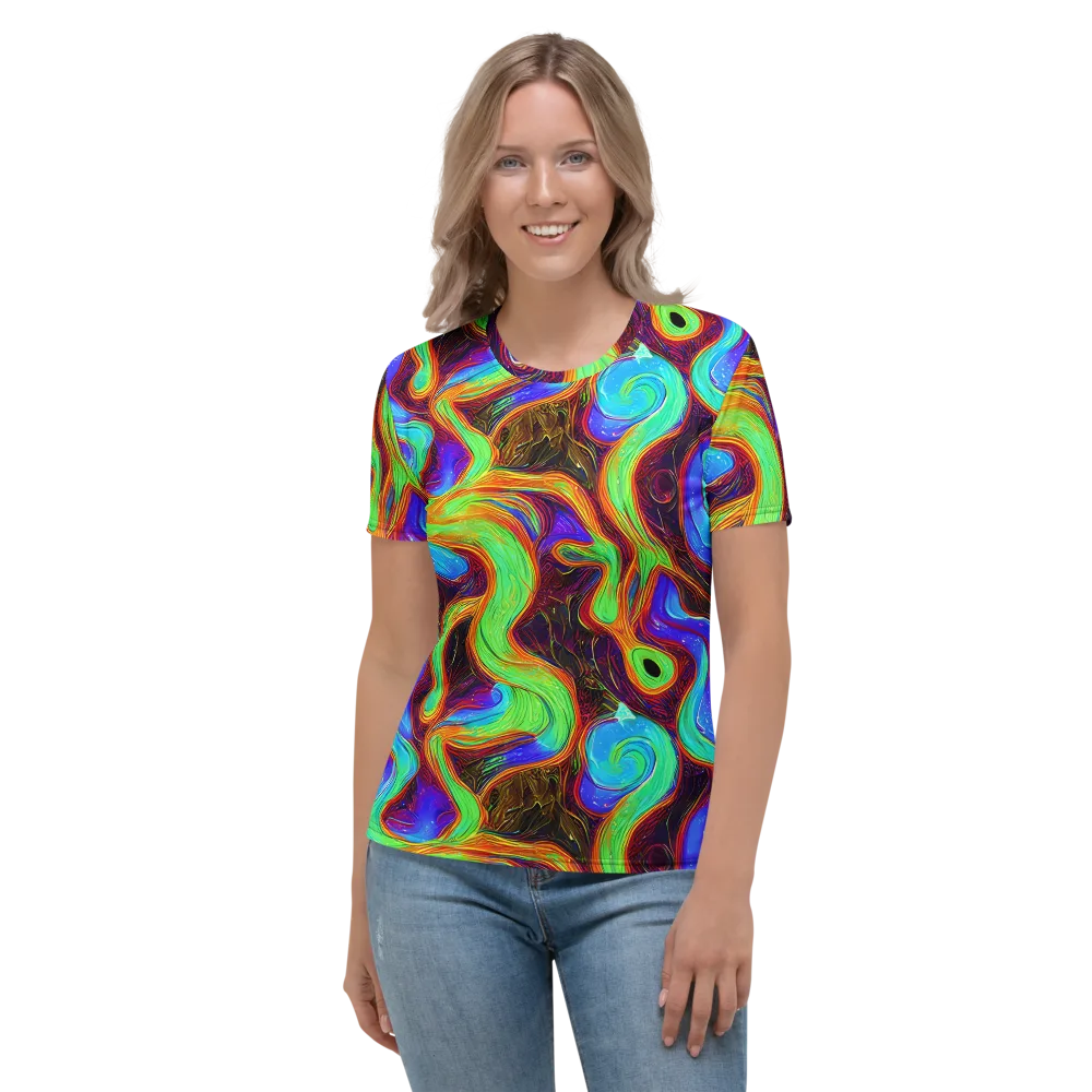 Arcane Flow on Women's Crew Neck T-Shirt — Front