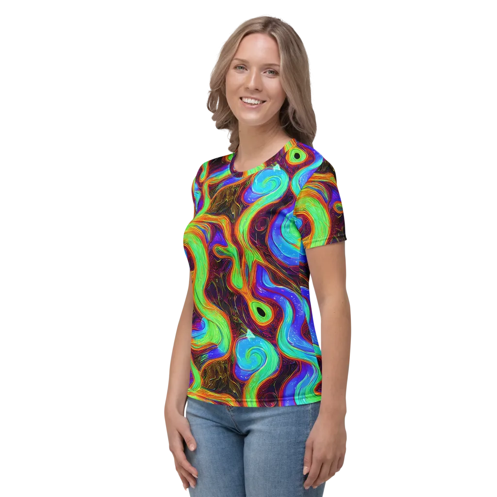 Arcane Flow on Women's Crew Neck T-Shirt — Left