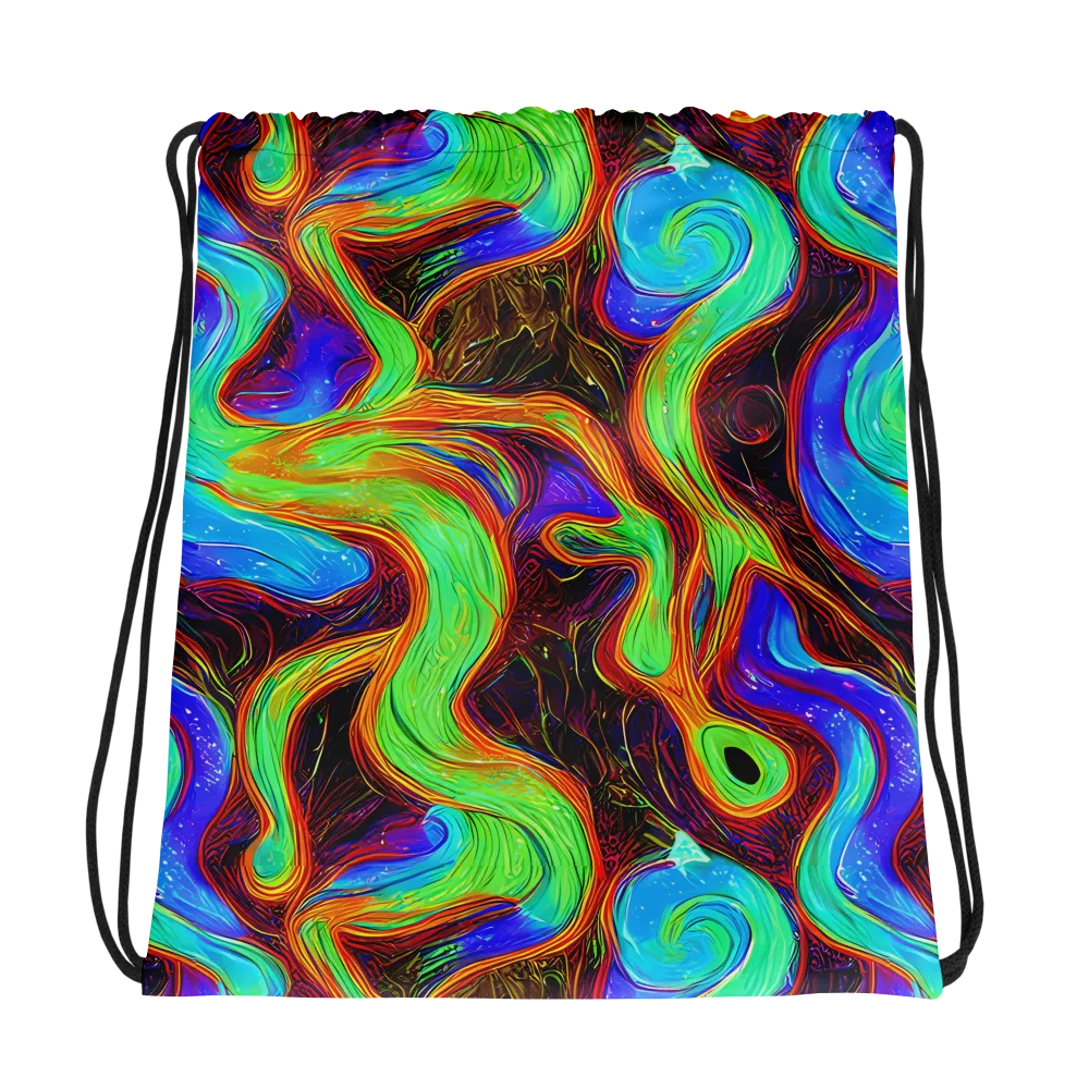 Arcane Flow on Drawstring Bag — Photo