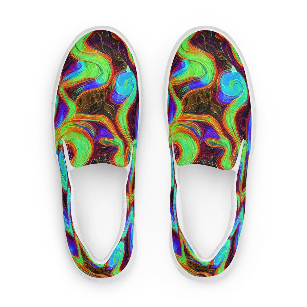 Arcane Flow on Women's Slip-On Canvas Shoes — Front