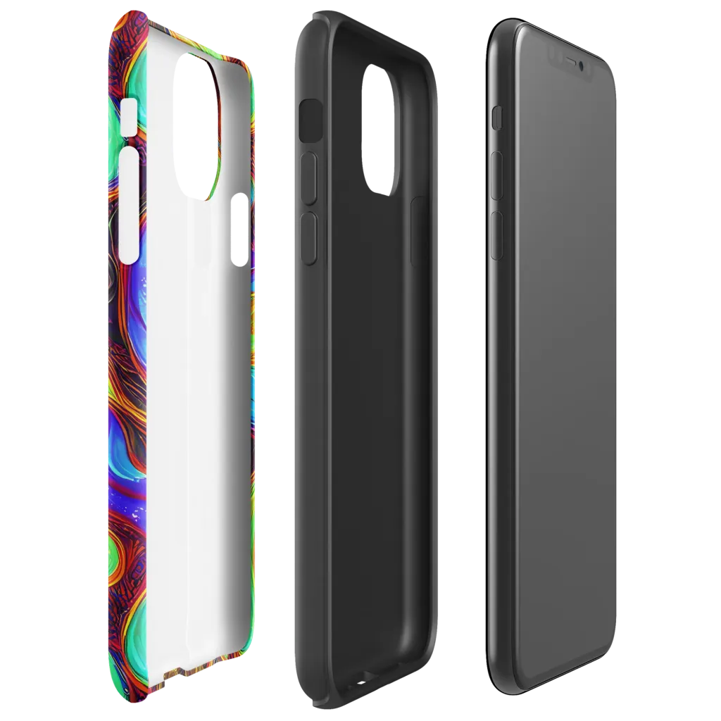 Arcane Flow on Tough Case for iPhone® — Right