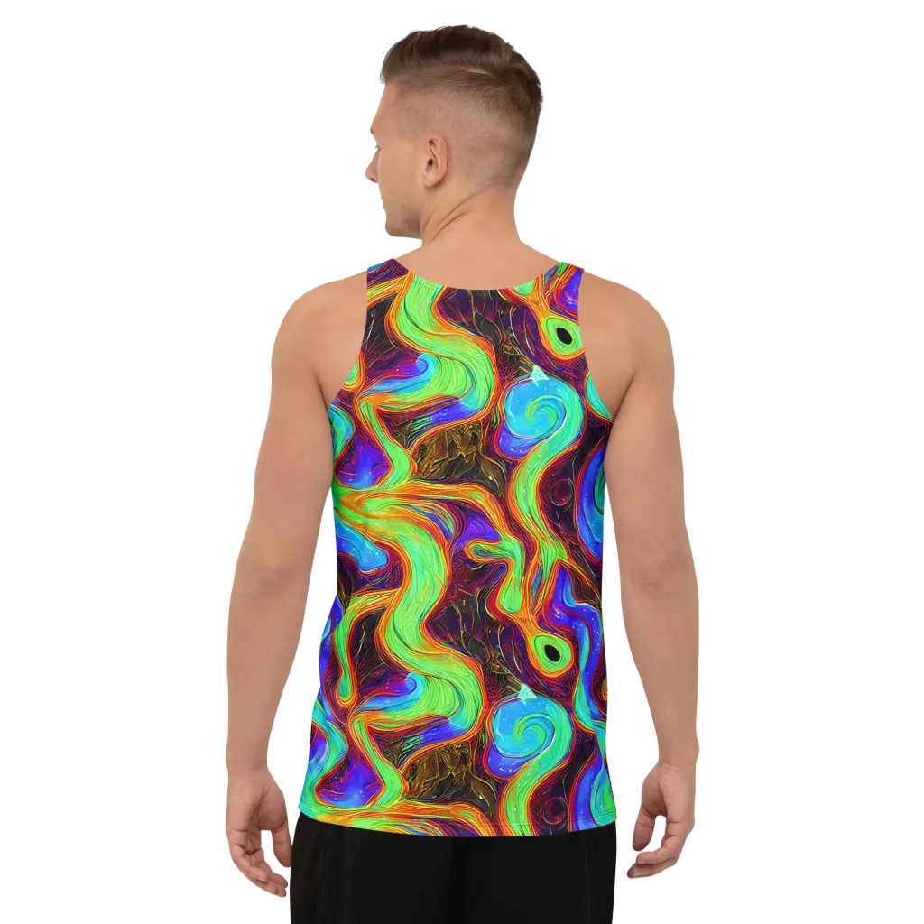 Arcane Flow on Men's Tank Top — Back