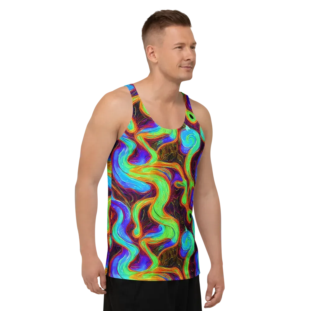 Arcane Flow on Men's Tank Top — Right Front