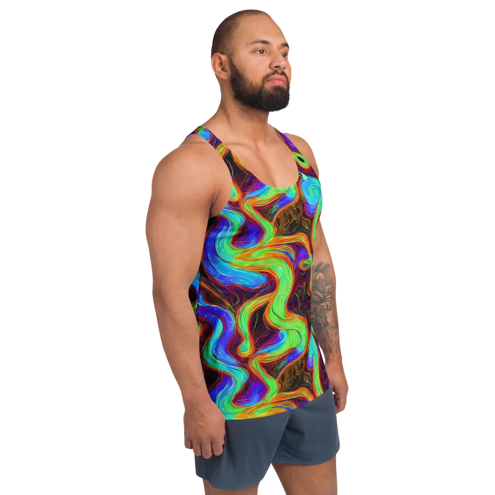 Arcane Flow on Men's Tank Top — Right Front