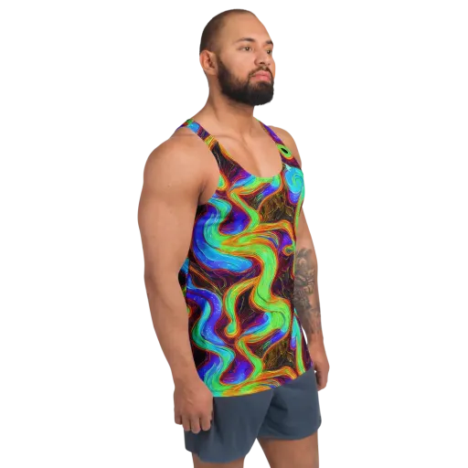Arcane Flow on a Men's Tank Top