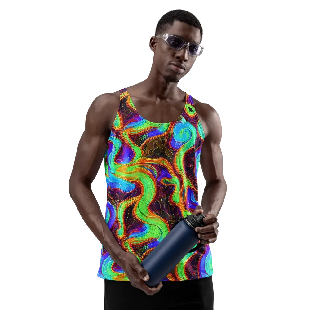 Arcane Flow on Men's Tank Top — Front