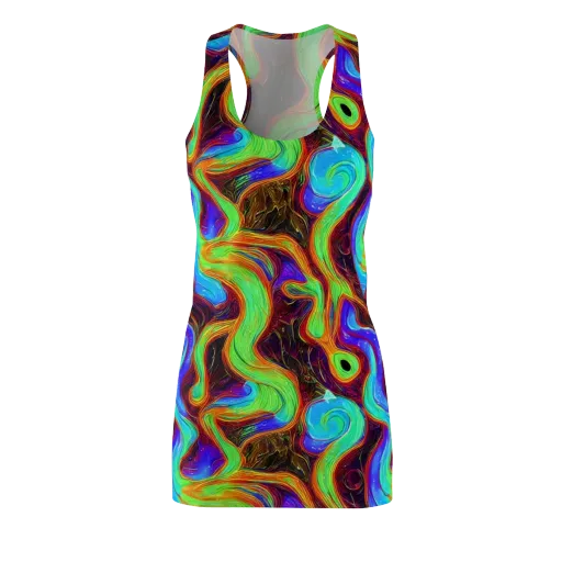 Arcane Flow on a Racerback Dress