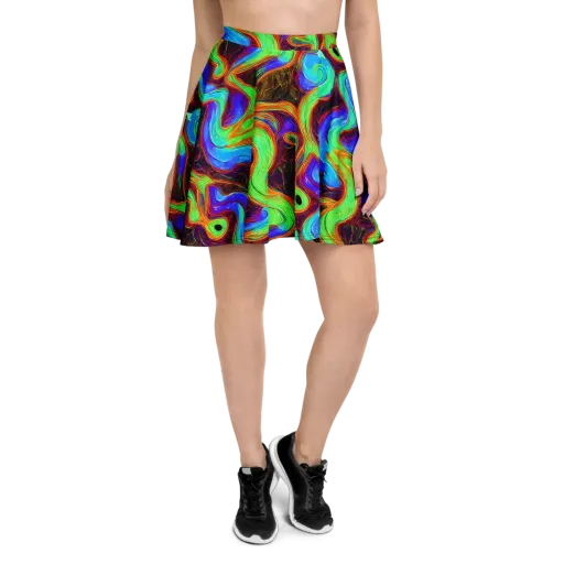 Arcane Flow on a Skater Skirt