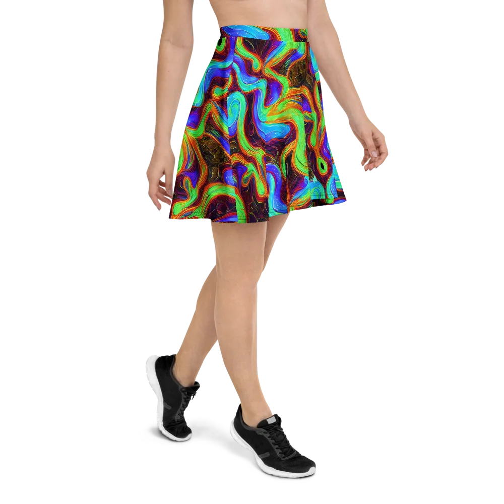 Arcane Flow on Skater Skirt — Right