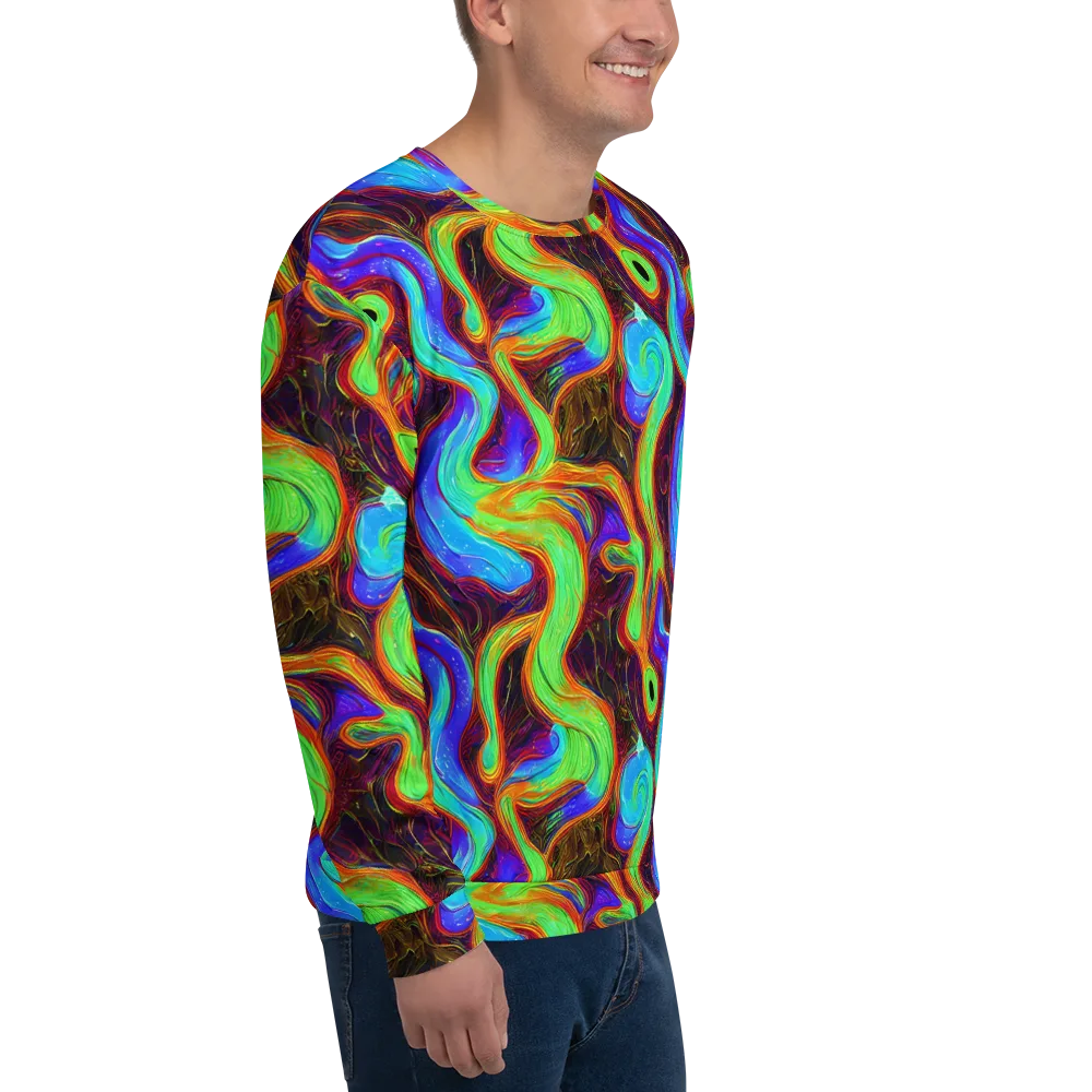 Arcane Flow on Sweatshirt — Right Front