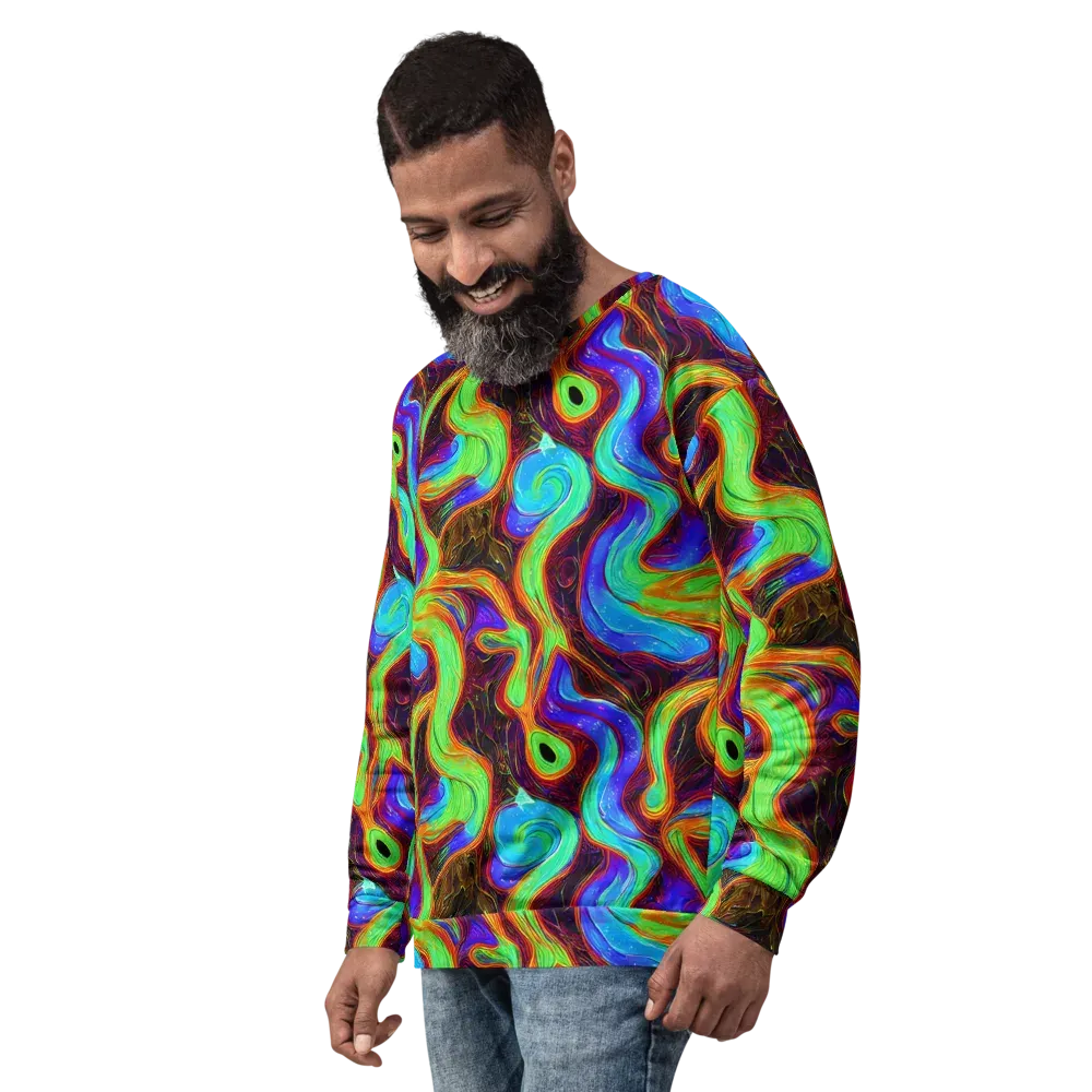 Arcane Flow on Sweatshirt — Left Front