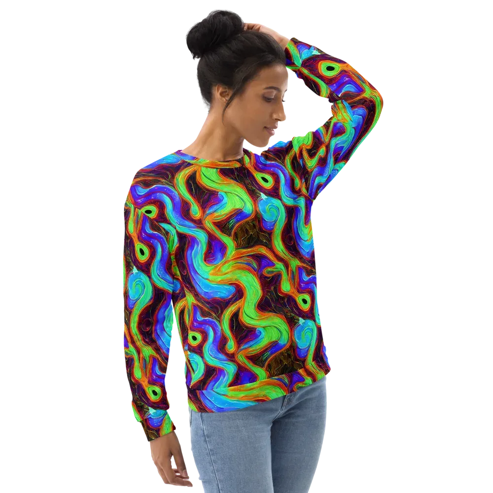 Arcane Flow on Sweatshirt — Right Front