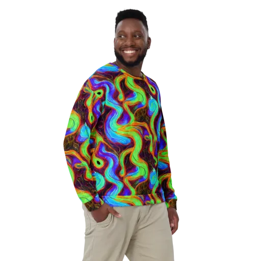 Arcane Flow on a Sweatshirt