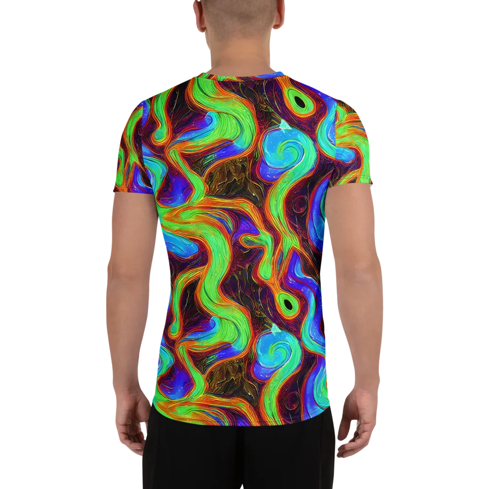 Arcane Flow on Men's Athletic T-Shirt — Back