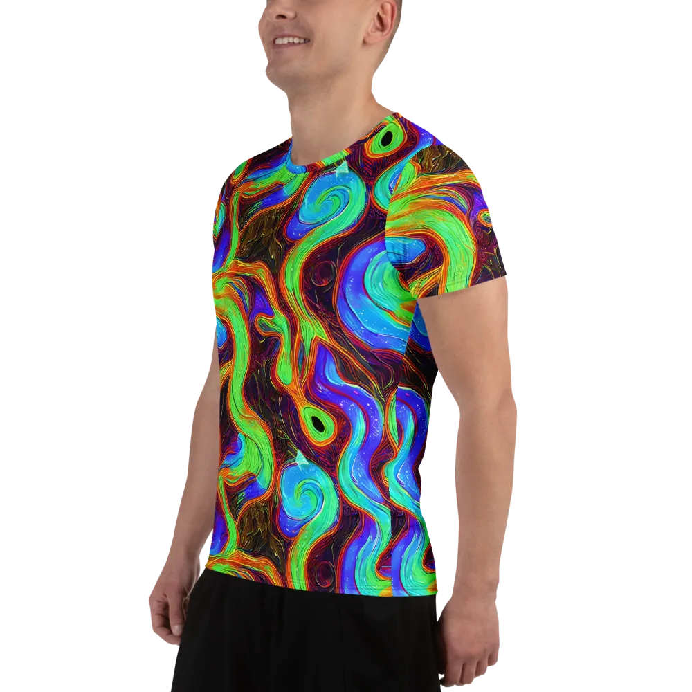 Arcane Flow on Men's Athletic T-Shirt — Left
