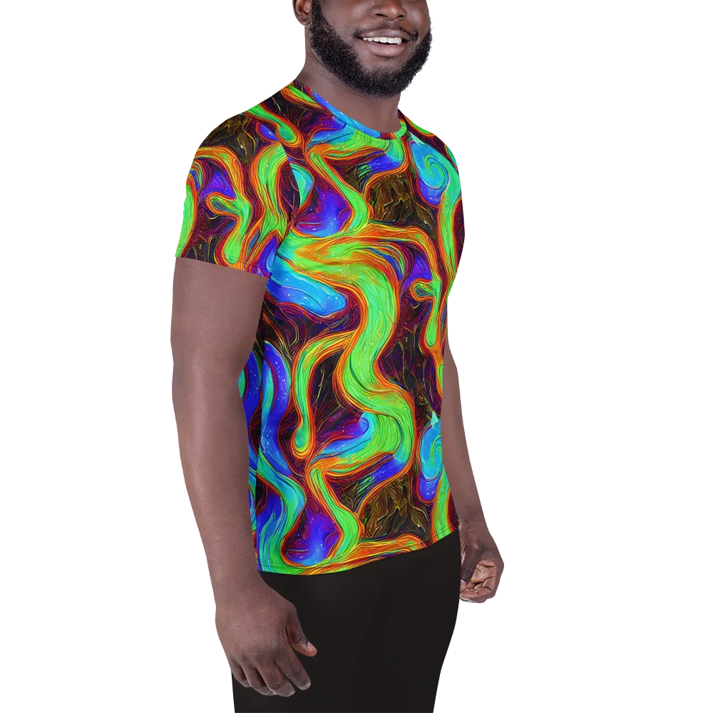 Arcane Flow on Men's Athletic T-Shirt — Right