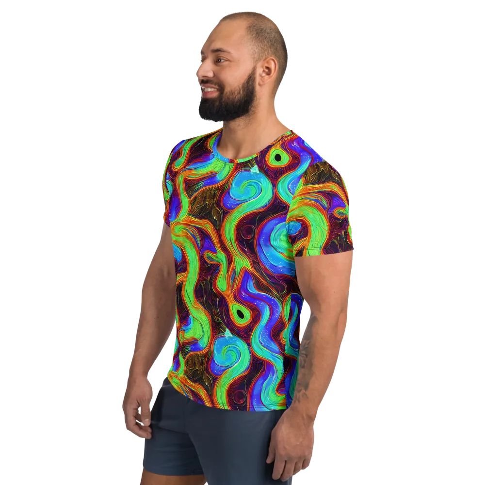 Arcane Flow on Men's Athletic T-Shirt — Left