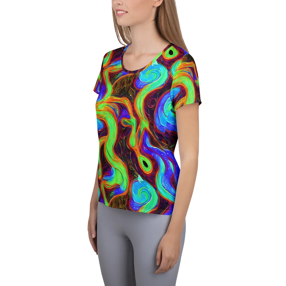 Arcane Flow on Women's Athletic T-Shirt — Left