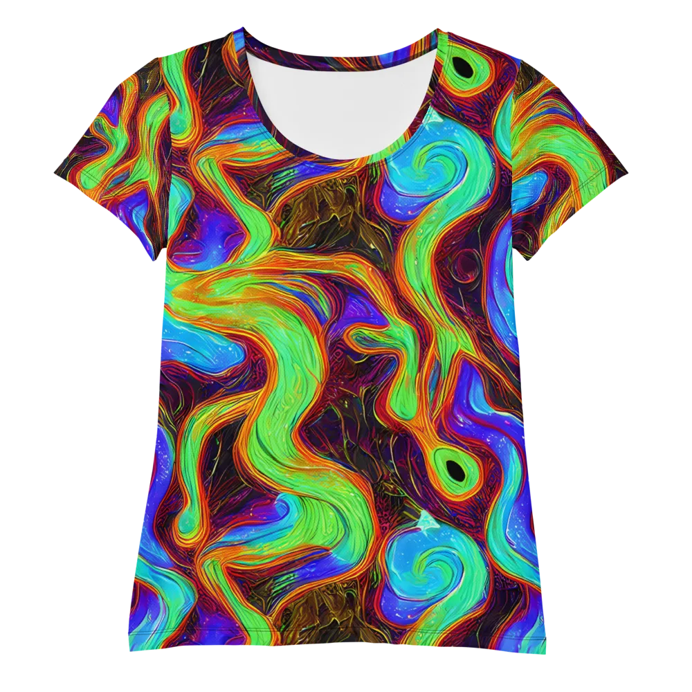 Arcane Flow on Women's Athletic T-Shirt — Front