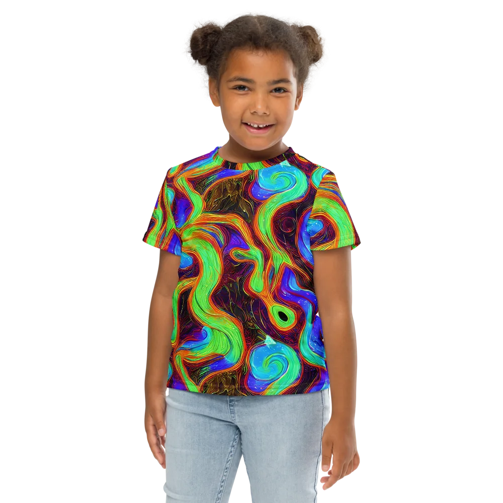Arcane Flow on Kids Crew Neck T-Shirt — Front