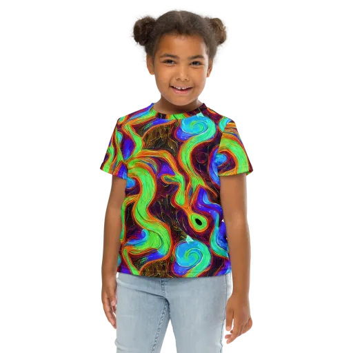 Arcane Flow on a Kids Crew Neck T-Shirt