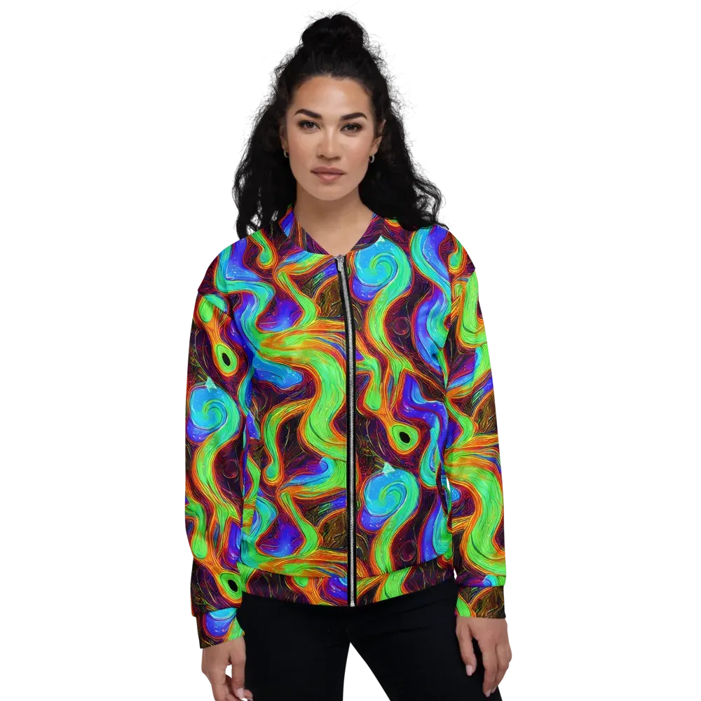 Arcane Flow on Bomber Jacket — Front