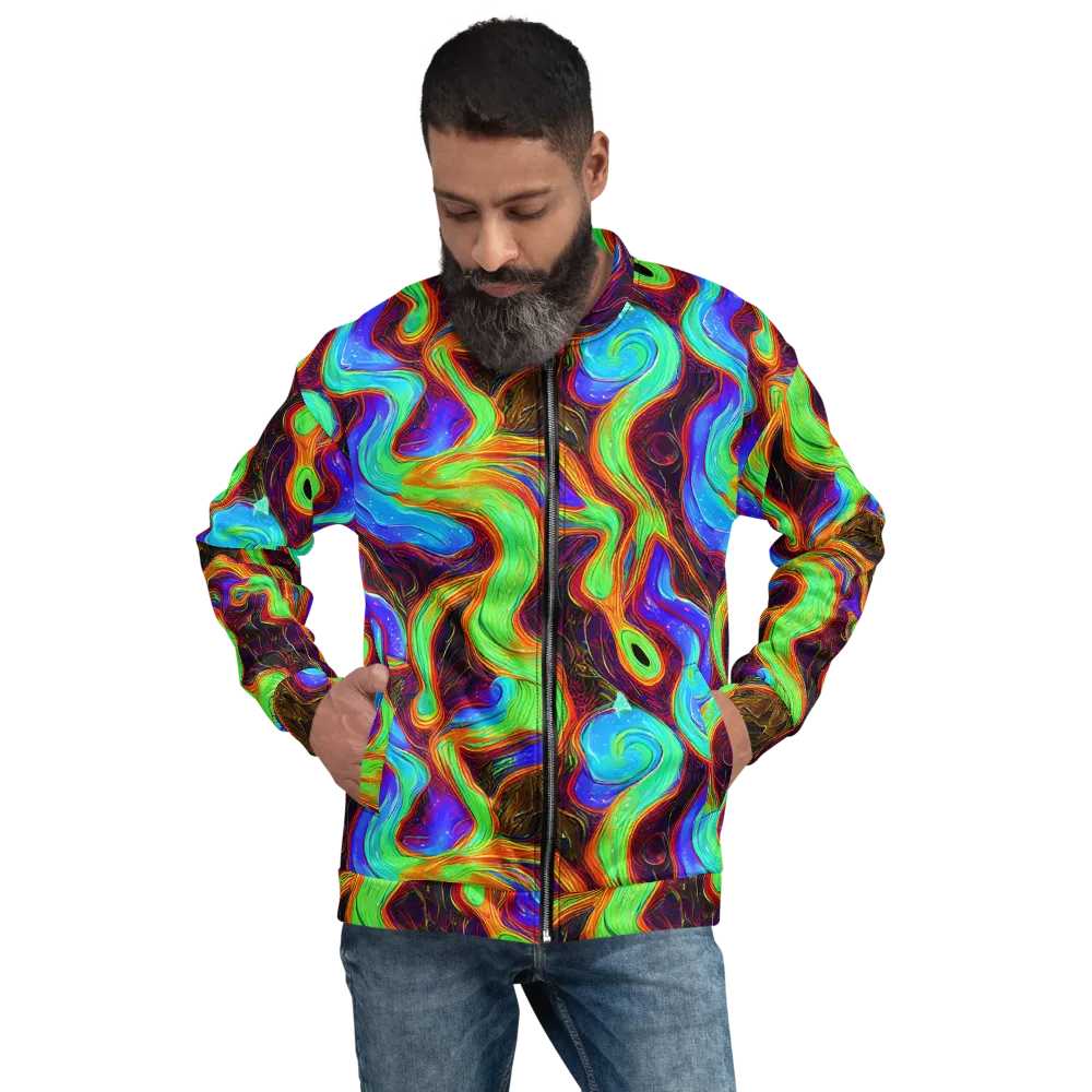 Arcane Flow on Bomber Jacket — Front