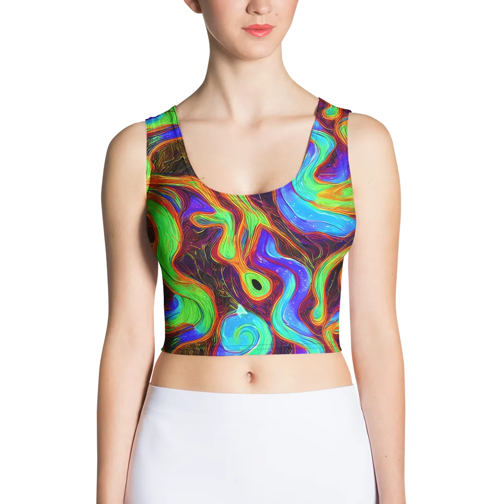 Arcane Flow on Crop Top — Front