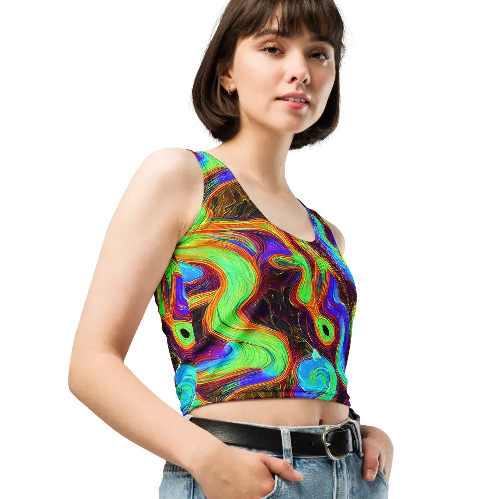 Arcane Flow on Crop Top — Right Front
