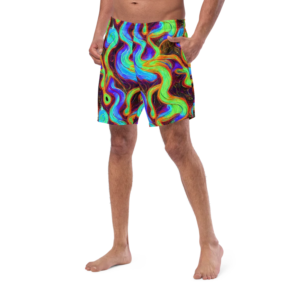 Arcane Flow on Swim Trunks — Left Front