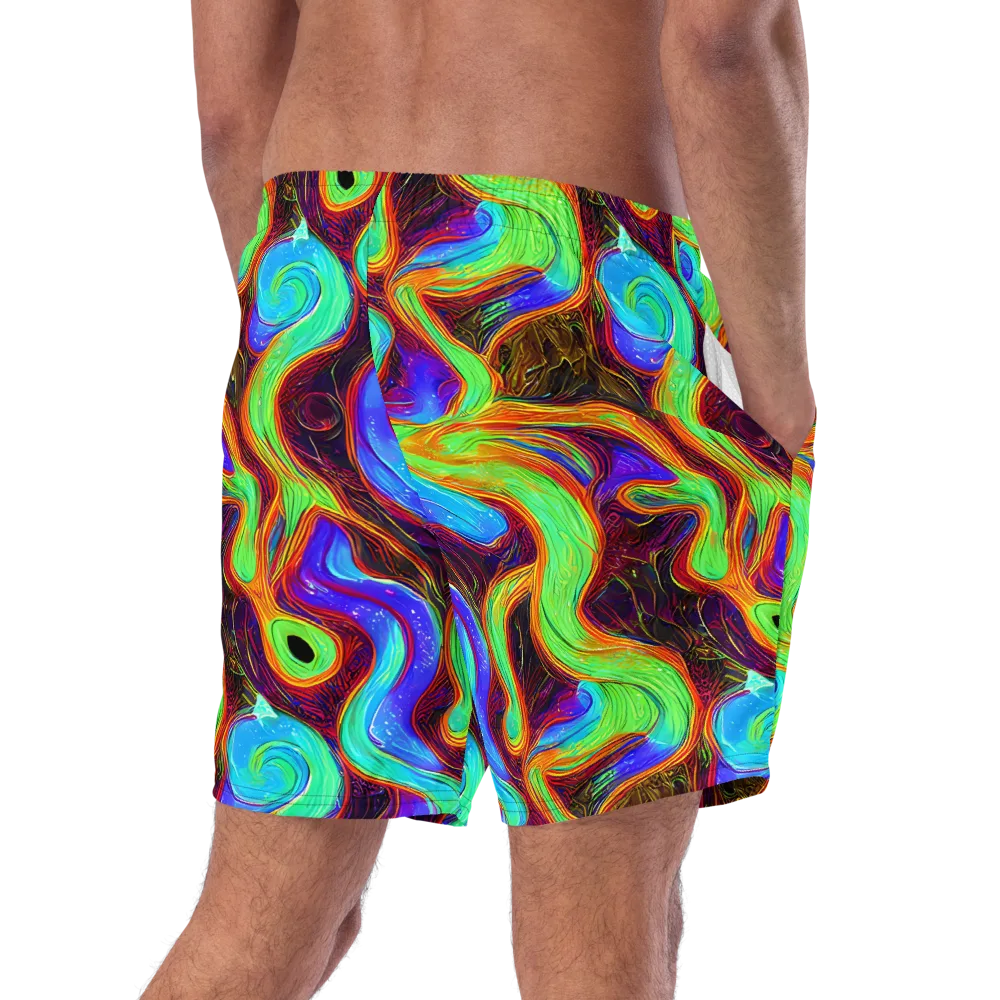 Arcane Flow on Swim Trunks — Right Back